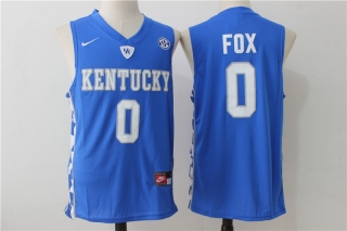 Kentucky Wildcats 0# Fox NCAA Basketball Jerseys 113148