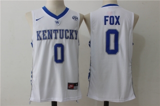 Kentucky Wildcats 0# Fox NCAA Basketball Jerseys 113149