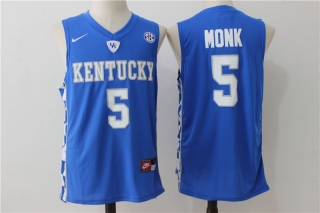 Kentucky Wildcats 5# Monk NCAA Basketball Jerseys 113150