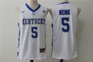 Kentucky Wildcats 5# Monk NCAA Basketball Jerseys 113151