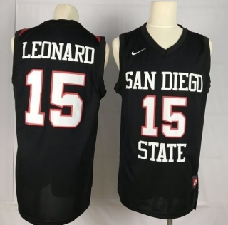 San Diego State Aztecs 15# Leonard NCAA Basketball Jerseys 113175