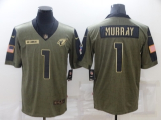 Arizona Cardinals 1# Murray 2021 Military Salute To Service NFL Jerseys 113188