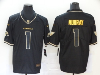 Arizona Cardinals 1# Murray Black Gold Vapor Retro NFL Jerseys 113190