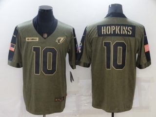 Arizona Cardinals 10# Hopkins 2021 Military Salute To Service NFL Jerseys 113194