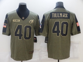 Arizona Cardinals 40# Tillman 2021 Military Salute To Service NFL Jerseys 113200