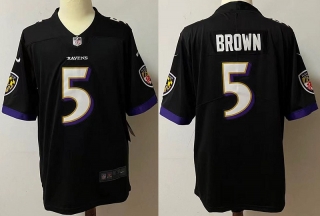 Baltimore Ravens 5# Brown NFL Legendary II Jerseys 113231