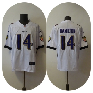 Baltimore Ravens 14# Hamilton NFL Legendary II Jerseys 113256