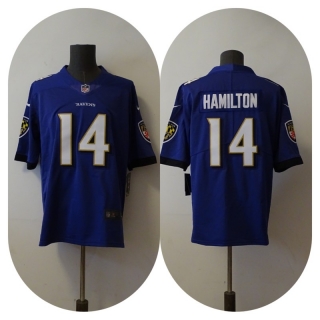 Baltimore Ravens 14# Hamilton NFL Legendary II Jerseys 113258