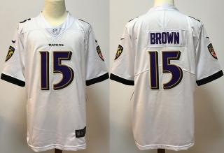 Baltimore Ravens 15# Brown NFL Legendary II Jerseys 113262