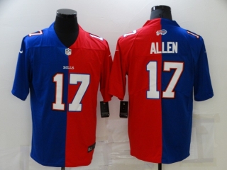 Buffalo Bills 17# Allen 2020 Blue and Red NFL Jerseys 113298