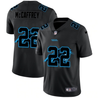 Carolina Panthers 22# McCaffrey Black Shadow NFL Jerseys 113329