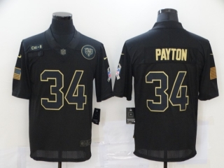 Chicago Bears 34# Payton 2020 Salute To Service NFL Mens Jersey 113351