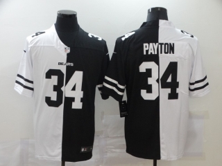 Chicago Bears 34# Payton 2020 White and Black NFL Jerseys 113352