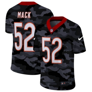 Chicago Bears 52# Mack Black Camo NFL Jerseys 113367