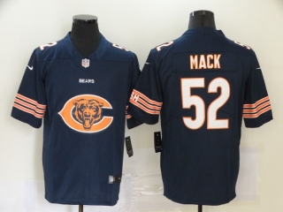 Chicago Bears 52# Mack Fashion Big Team Logo NFL Jerseys 113371