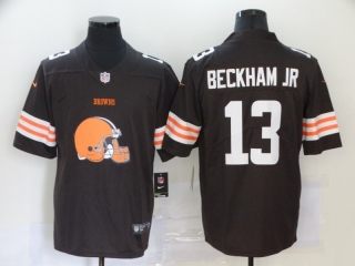 Cleveland Browns 13# Beckham Jr Fashion Big Team Logo NFL Jerseys 113423