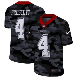 Dallas Cowboys 4# Prescott Black Camo NFL Jerseys 113446