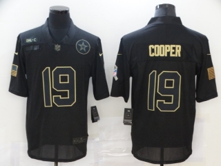 Dallas Cowboys 19# Cooper 2020 Salute To Service NFL Mens Jersey 113480