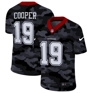 Dallas Cowboys 19# Cooper Black Camo NFL Jerseys 113483