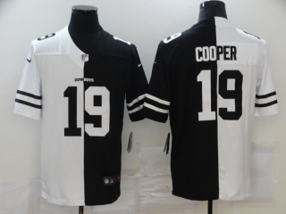 Dallas Cowboys 19# Cooper 2020 White and Black NFL Jerseys 113481