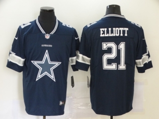 Dallas Cowboys 21# Elliott Fashion Big Team Logo NFL Jerseys 113502