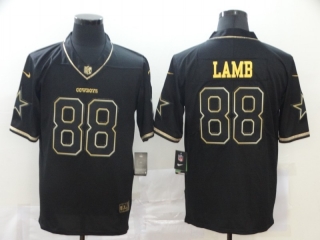 Dallas Cowboys 88# Lamb Black Gold Vapor Retro NFL Jerseys 113535