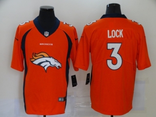 Denver Broncos 3# Lock Fashion Big Team Logo NFL Jerseys 113554