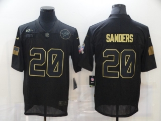 Detroit Lions 20# Sanders 2020 Salute To Service NFL Mens Jersey 113605