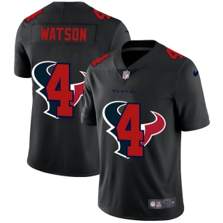 Houston Texans 4# Watson Black Shadow NFL Jerseys 113677