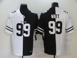 Houston Texans 99# Watt 2020 White and Black NFL Jerseys 113689