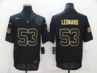 Indianapolis Colts 53# Leonard 2020 Salute To Service NFL Mens Jersey 113711