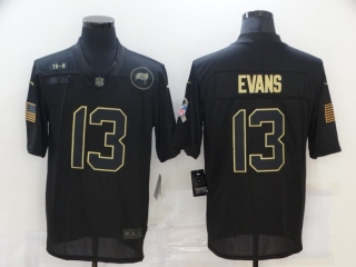 Kansas City Chiefs 13# Evans Tampa Bay Buccaneers 13# Evans 2020 Salute To Service NFL Mens Jersey 113752