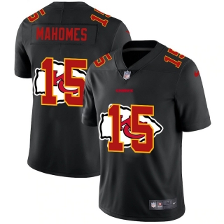 Kansas City Chiefs 15# Mahomes Black Shadow NFL Jerseys 113762