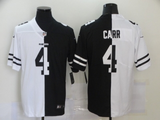 Las Vegas Raiders 4# Carr 2020 White and Black NFL Jerseys 113792