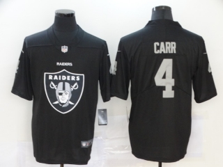 Las Vegas Raiders 4# Carr Fashion Big Team Logo NFL Jerseys 113795