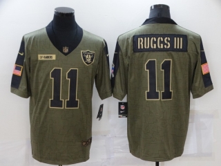 Las Vegas Raiders 11# Ruggs III 2021 Military Salute To Service NFL Jerseys 113803