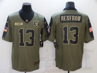 Las Vegas Raiders 13# Renfrow 2021 Military Salute To Service NFL Jerseys 113811