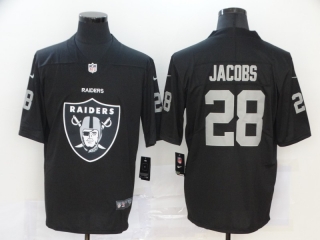 Las Vegas Raiders 28# Jacobs Fashion Big Team Logo NFL Jerseys 113828