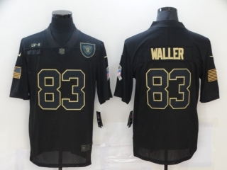 Las Vegas Raiders 83# Waller 2020 Salute To Service NFL Mens Jersey 113851