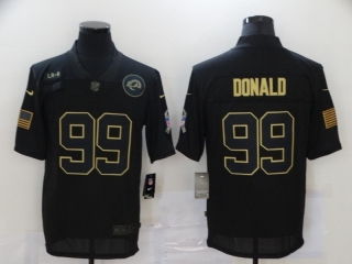 Los Angeles Rams 99# Donald 2020 Salute To Service NFL Mens Jersey 113901