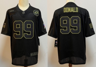 Los Angeles Rams 99# Donald Salute To Service NFL Jerseys 113913