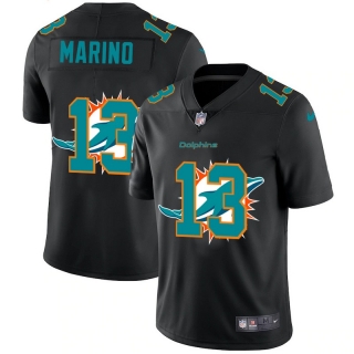 Miami Dolphins 13# Marino Black Shadow NFL Jerseys 113945