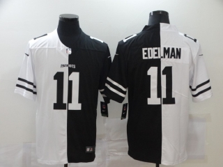 New England Patriots 11# Edelman 2020 White and Black NFL Jerseys 113995