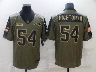 New England Patriots 54# Hightower 2021 Military Salute To Service NFL Jerseys 114012