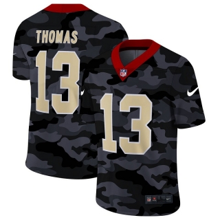 New Orleans Saints 13# Thomas Black Camo NFL Jerseys 114043