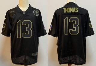 New Orleans Saints 13# Thomas Salute To Service NFL Jerseys 114049