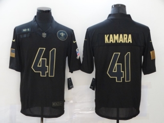 New Orleans Saints 41# Kamara 2020 Salute To Service NFL Mens Jersey 114053