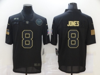 New York Giants 8# Jones 2020 Salute To Service NFL Mens Jersey 114074