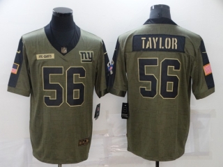 New York Giants 56# Taylor 2021 Military Salute To Service NFL Jerseys 114094