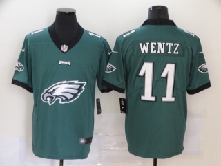 Philadelphia Eagles 11# Wentz Fashion Big Team Logo NFL Jerseys 114131